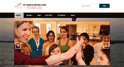 Desktop Screenshot of nysenategop.net