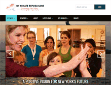 Tablet Screenshot of nysenategop.net
